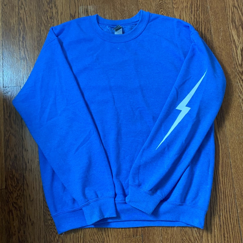 lightning bolt crewneck